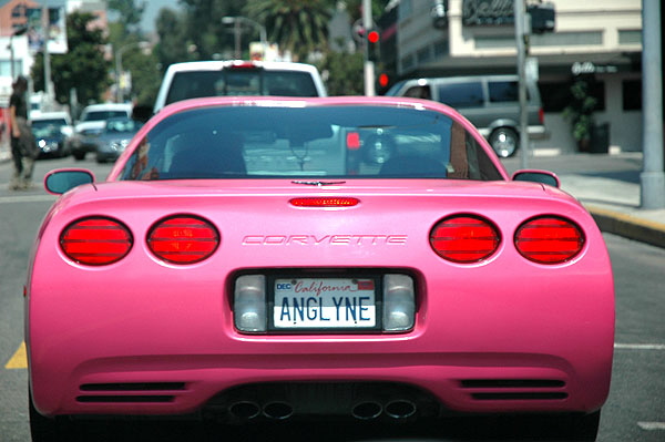 Angelyne's Corvette 