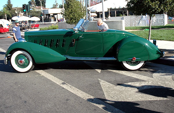 A fine boat-tail Packard