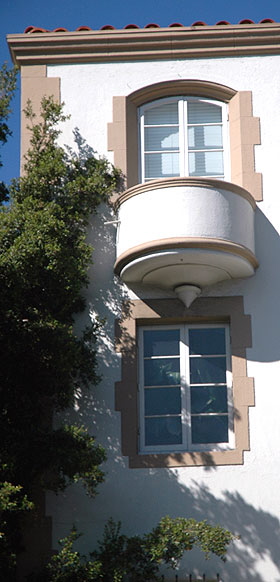 Romanesque Villa (1928), 1301-1309 North Harper Avenue, West Hollywood 