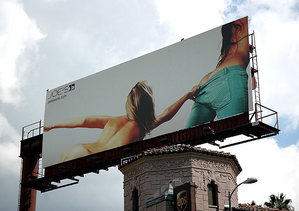 Billboard above  the Hyde Lounge on the Sunset Strip