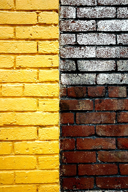 A brick wall on Selma