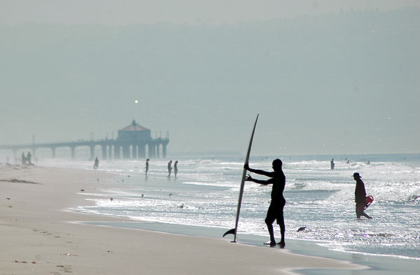 Surfers, North Manhattan Beach