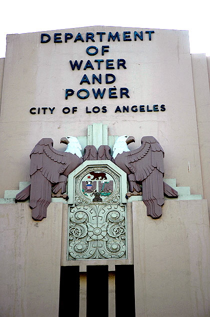 Los Angeles Department of Water and Power's Station Ten on Hawthorn Avenue, a tiny side street just southeast of the Hollywood and Highland, Hollywood, California