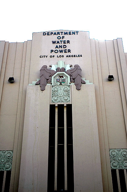 Los Angeles Department of Water and Power's Station Ten on Hawthorn Avenue, a tiny side street just southeast of the Hollywood and Highland, Hollywood, California