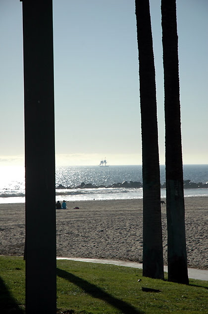 Tall ships passing Venice Beach, 8 December 2006 