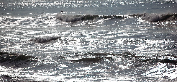 The surf in Manhattan Beach