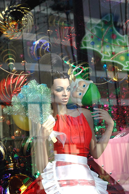 Christmas window display, Neiman-Marcus, Beverly Hills