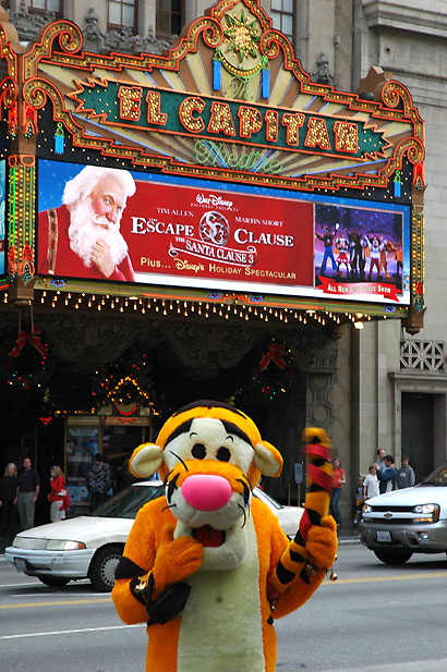 Tigger on Hollywood Boulevard