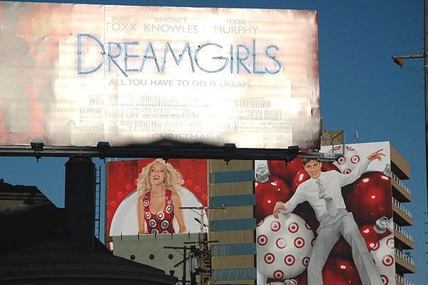 Dreamgirls billboard, Sunset Strip