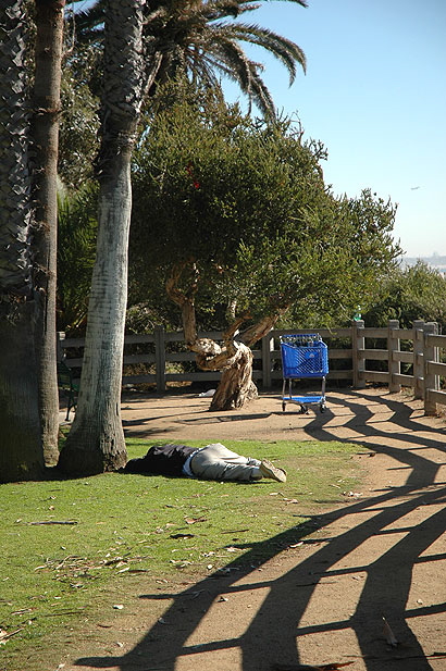 As Harry Shearer likes to say, Santa Monica is "the home of the homeless."