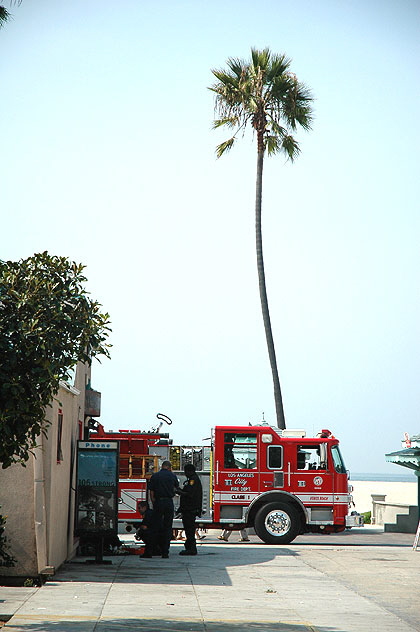 Venice Beach, Thursday, September 21 - every picture tells a story, however unclear -