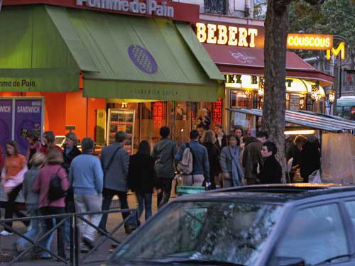 Montparnasse street scene...