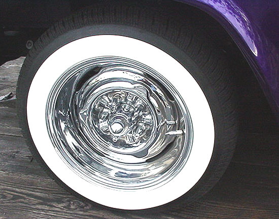 Chromed wheels