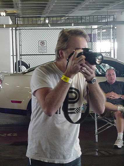 Photographers snap away at the car show