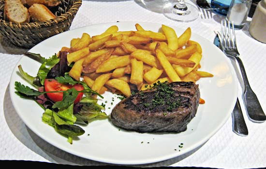 Bavette et frites, Paris 