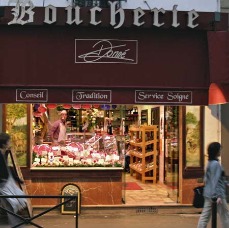 Butcher shop - rue Daguerre - Paris 