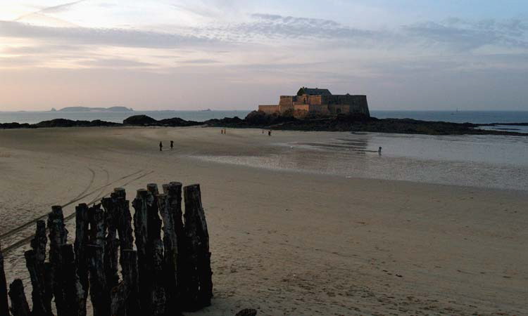 Saint Malo, France - Offshore fortress - one of the Bés