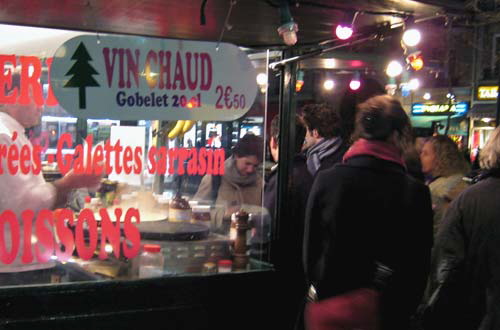 Odeon, Paris - Hot Wine Stand