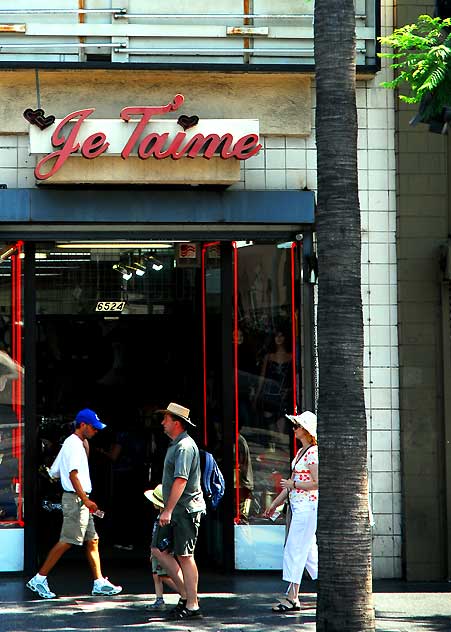 "Je T'Aime" - 6325 Hollywood Boulevard