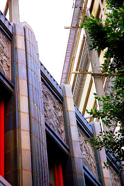 Art Deco faade, Hollywood Boulevard