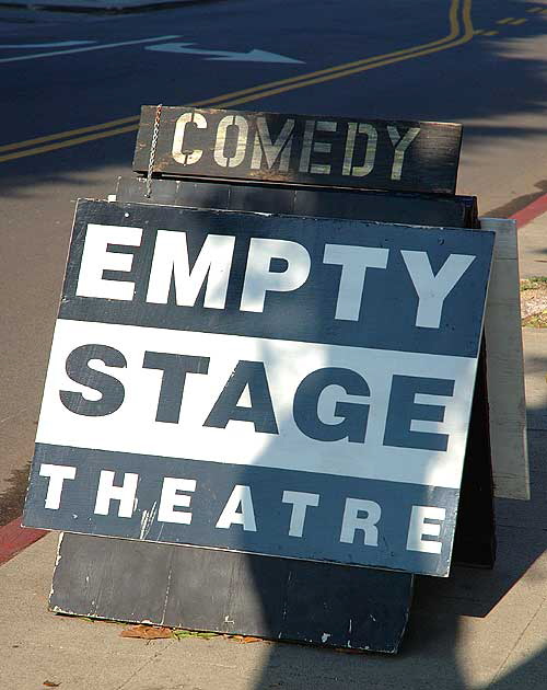 Empty Stage Comedy Theater, 2372 Veteran Avenue (at Pico) - West Los Angeles