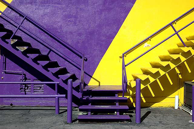 Two-Tone Stairway, Sunset Strip, West Hollywood