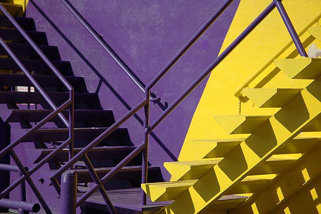 Two-Tone Stairway, Sunset Strip, West Hollywood