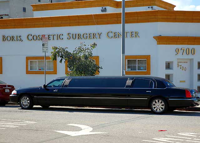 Doctor Boris, Cosmetic Surgery, Venice Boulevard, Culver City - with stretch limo