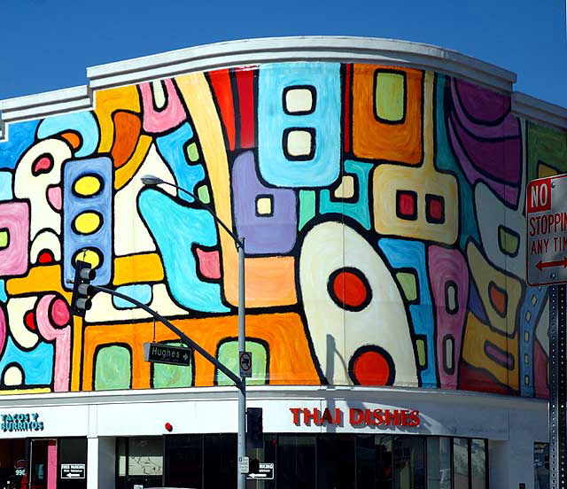 Color Wall, Washington and Hughes, Culver City