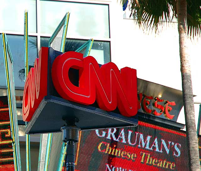 The Los Angeles Democratic Presidential Debate, January 31, 2008, at the Kodak Theater on Hollywood Boulevard - street scene 