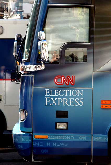 The CNN bus…