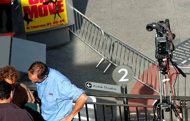 The Los Angeles Democratic Presidential Debate, January 31, 2008, at the Kodak Theater on Hollywood Boulevard - street scene 