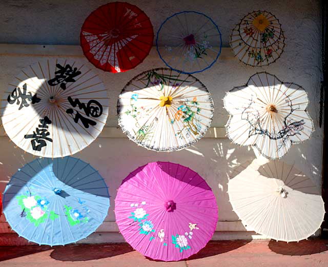 Los Angeles' Chinatown - parasols