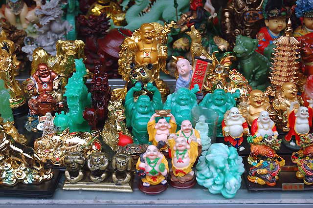 Los Angeles' Chinatown - gift shop  display