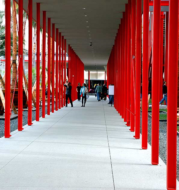 The Broad Contemporary Art Museum (BCAM) at the Los Angeles County Museum of Art (LACMA), Wilshire Boulevard, Los Angeles