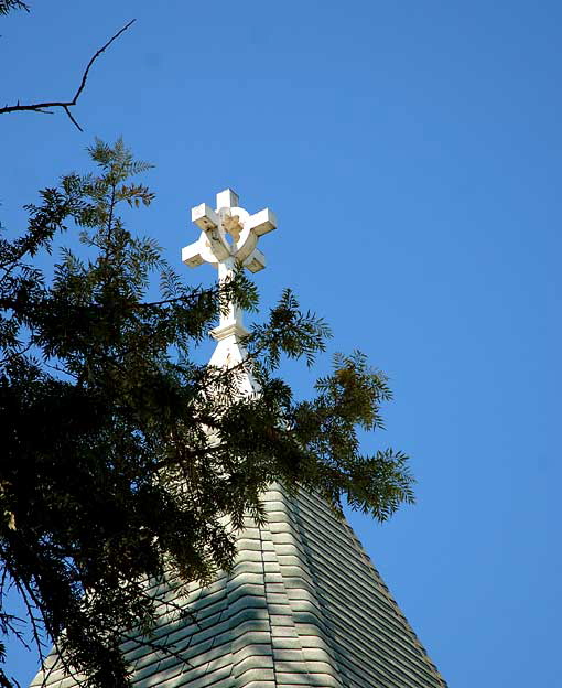 Wadsworth Chapel (J. Lee Burton, 1900) - the oldest building on Wilshire Boulevard, a Victorian hybrid - Colonial Revival with a touch of Gothic - located at the Veterans Affairs West Los Angeles Healthcare Center