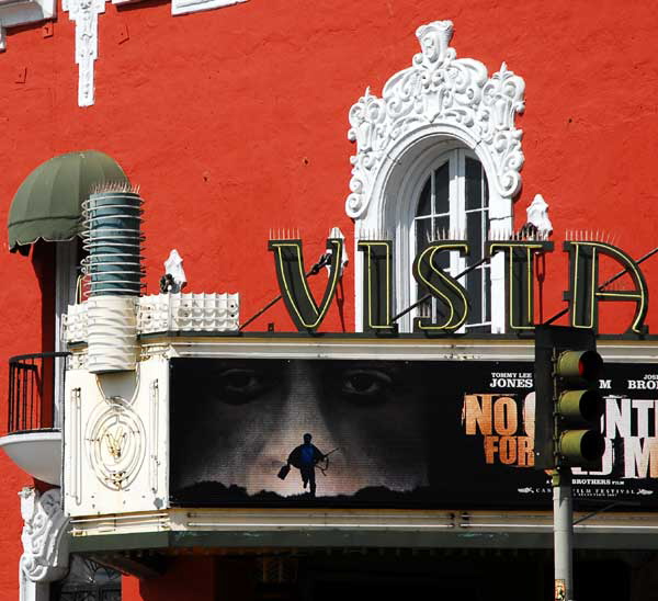 The Vista Theater, 4473 Sunset Boulevard, Silver Lake - designed by Lewis A. Smith - opened on October 16, 1923 