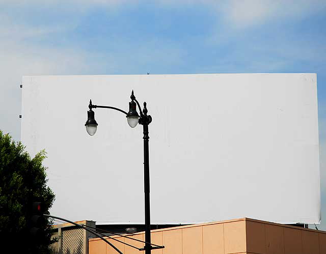 Blank Billboard - Raymond Chandler Square, Cahuenga at Hollywood Boulevard