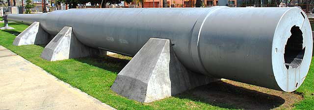 16 Inch 50 Caliber Gun Barrel, from the USS New Jersey - Los Angeles Maritime Museum - Berth 84, at the foot of 6th Street, San Pedro, California
