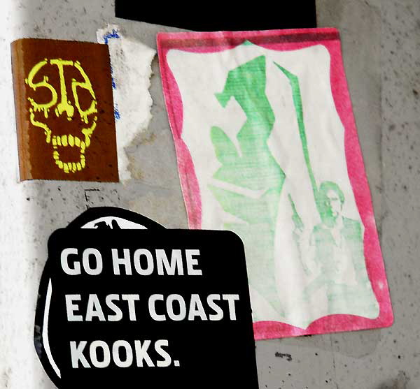 Sticker - Ninth Street, Hermosa Beach - Go Home, East Coast Kooks