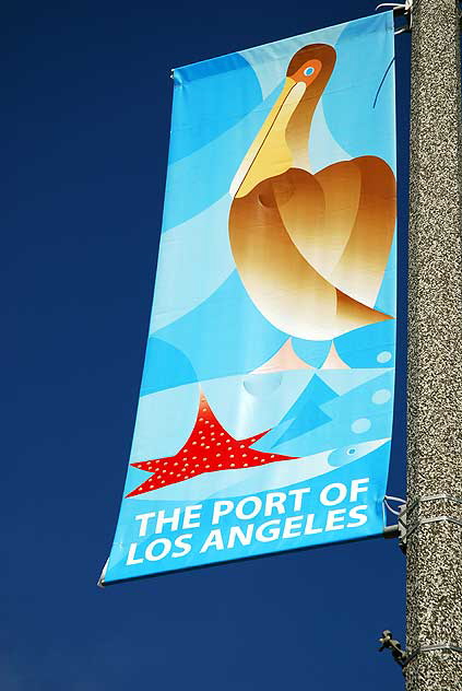 Pelican Port of Los Angeles banner, San Pedro, California