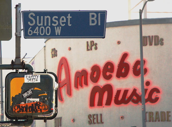 Amoeba Music on Sunset Boulevard Amoeba Music on Sunset Boulevard