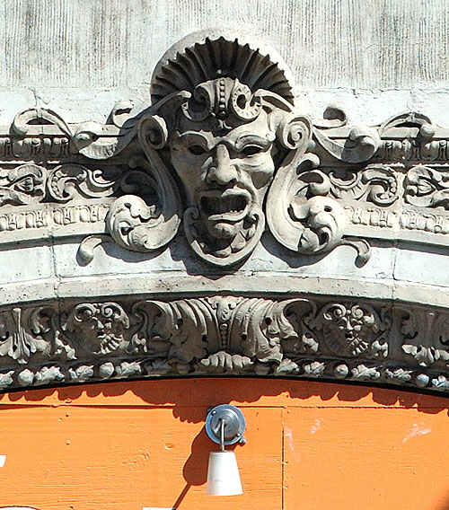 Architectural detail, Warner Pacific Theater, Hollywood Boulevard