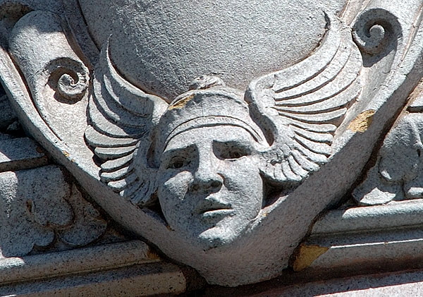 Architectural detail, Warner Pacific Theater, Hollywood Boulevard