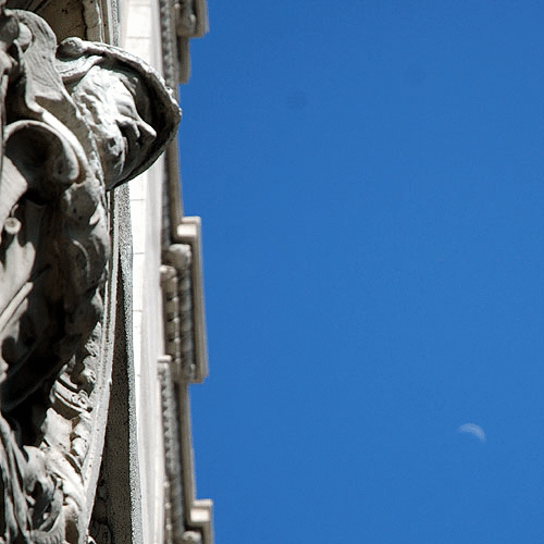 Architectural detail, Warner Pacific Theater, Hollywood Boulevard