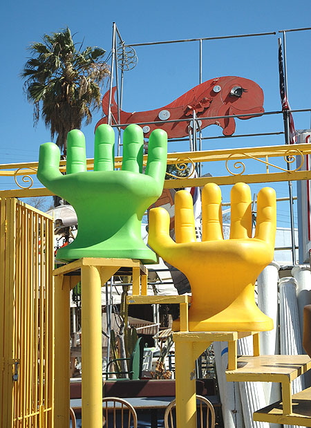 Hand chairs for sale at Nick Metropolis - The King of Collectable Furniture, 100 South La Brea, Hollywood