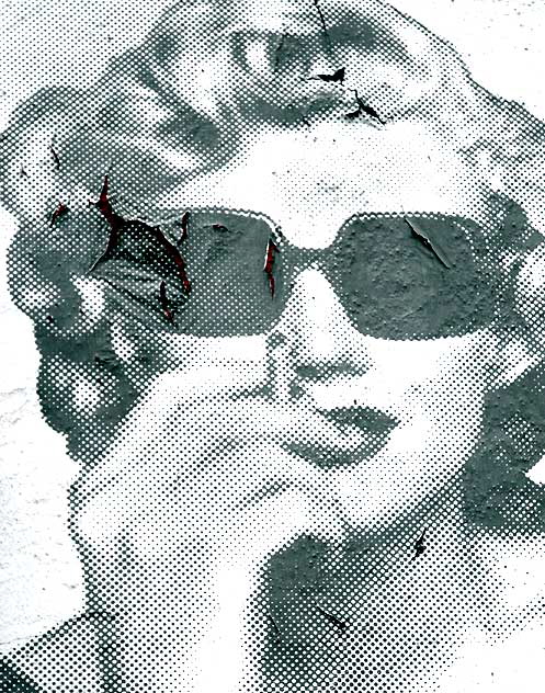 Marilyn Monroe graphic, Melrose Avenue
