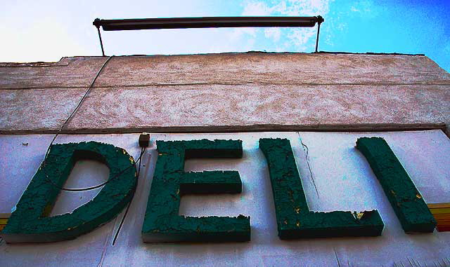 New York Deli, southwest corner of Santa Monica Boulevard and Genesee, West Hollywood