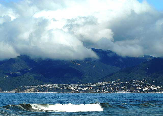 Malibu, as seen from Venice Beach