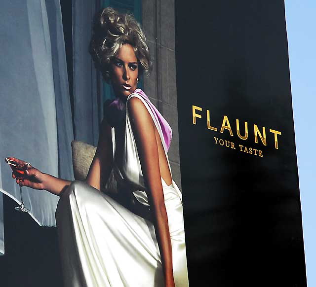 "Flaunt Your Taste" - Hennessey billboard, Sunset Strip